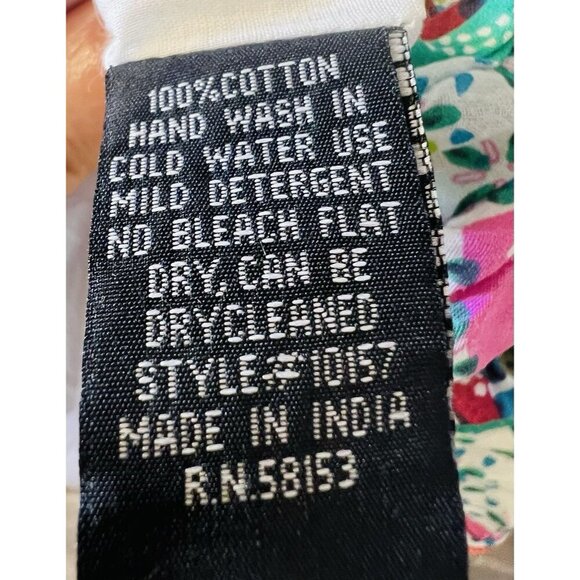 Tropical Floral Mini Dress with Spaghetti Straps - Picture 6 of 6